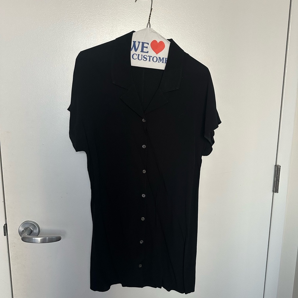 Wilfred | Black Button-Up Dress